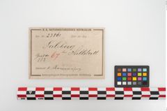 Etikett zu Bronzearmreif (NHMW-PRAE-023861)